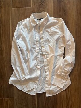 Banana Republic Classic White Button-Down Shirt